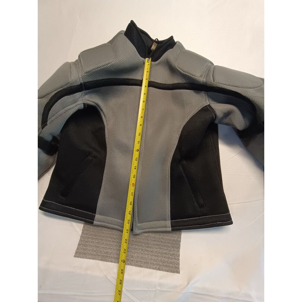 Xelement Padded Armored Mesh Motorcycle Riding Jacket Black Gray Size Large - Picture 5 of 6